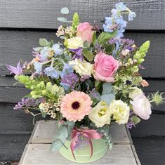 Pretty Pastel Hat Box